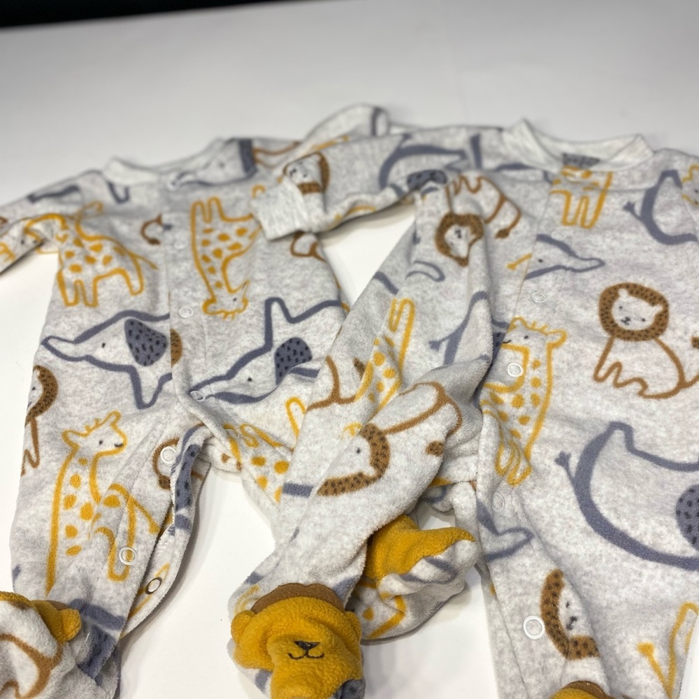 Twin Adorable Animal Print Baby Onesies Child Of Mine